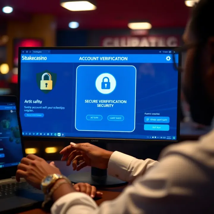 Secure account verification process illustrating online safety measures for Nigerian players