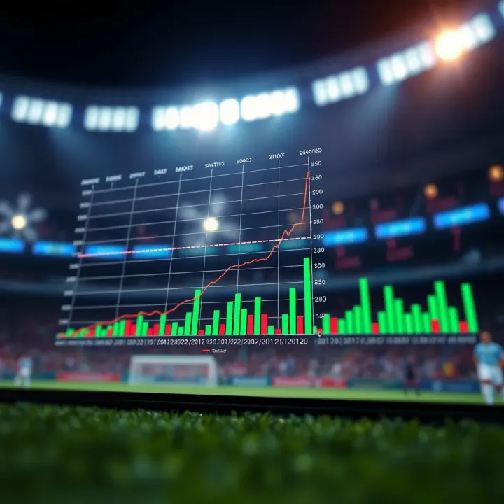 Graph showing trends and statistics for sports betting in Nigeria