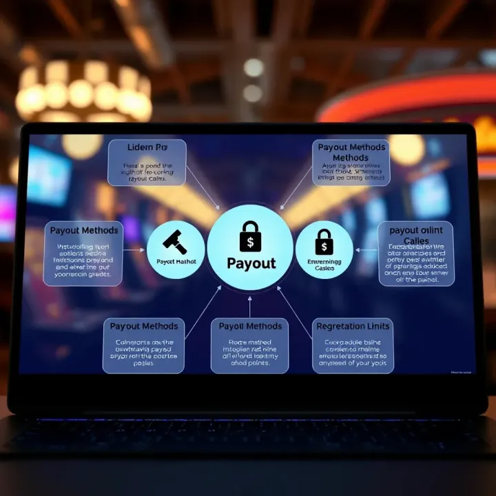 Diagram illustrating common payout methods available to Nigerian online casino players