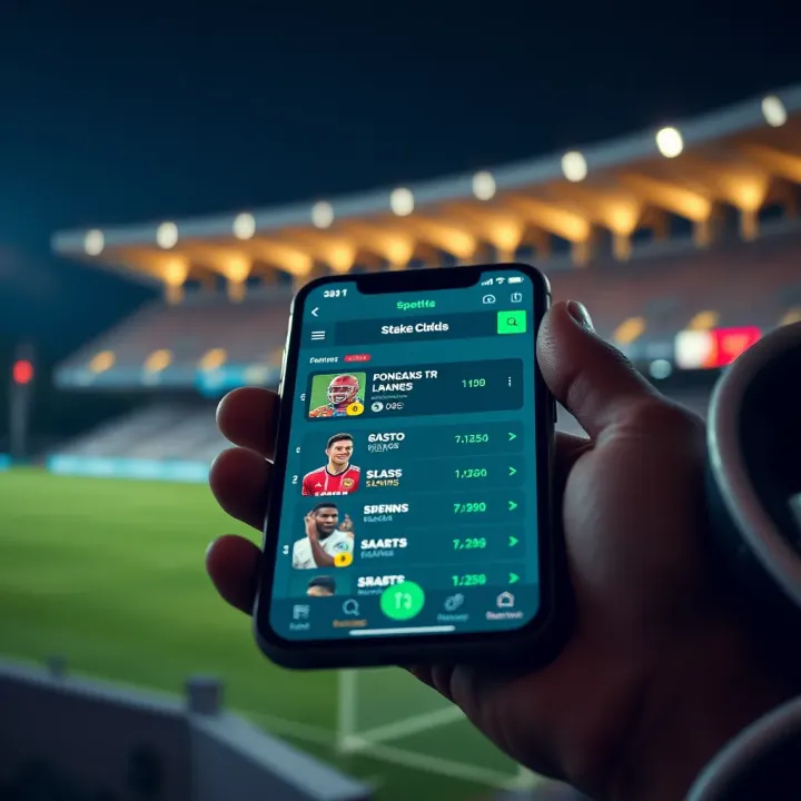 User interface of a popular betting application showing various sports and live odds on a smartphone screen