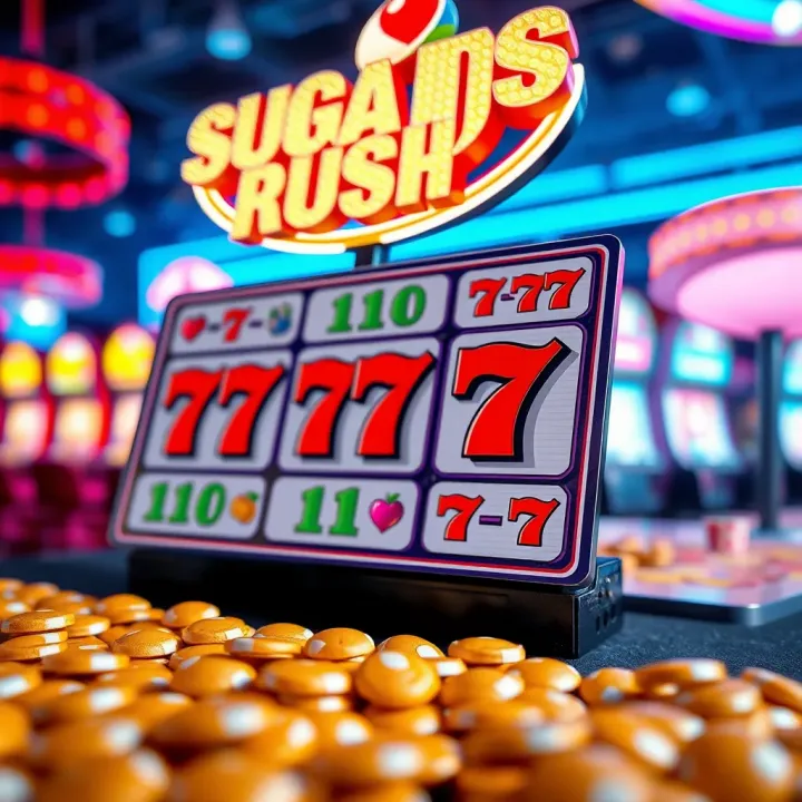 Graphical representation of bankroll management and pattern recognition tips for playing Sugar Rush