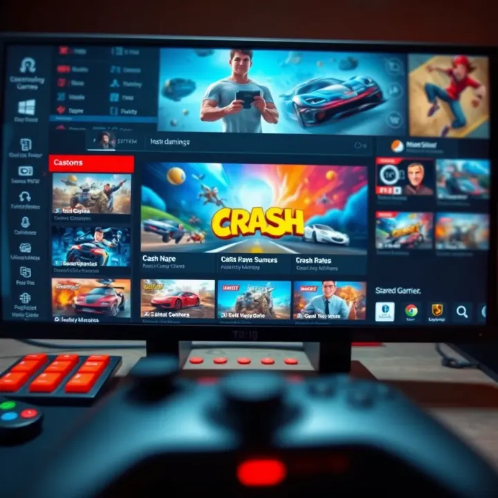 Safe Online Gaming Platform Featuring Crash Game Selection for Nigerian Players Safe online gaming platform dashboard with crash game selection for Nigerian users