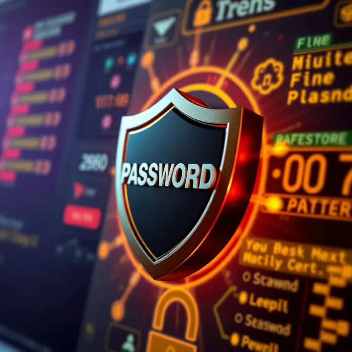 Illustration of strong password with shield symbolizing protection for StakeCasino account