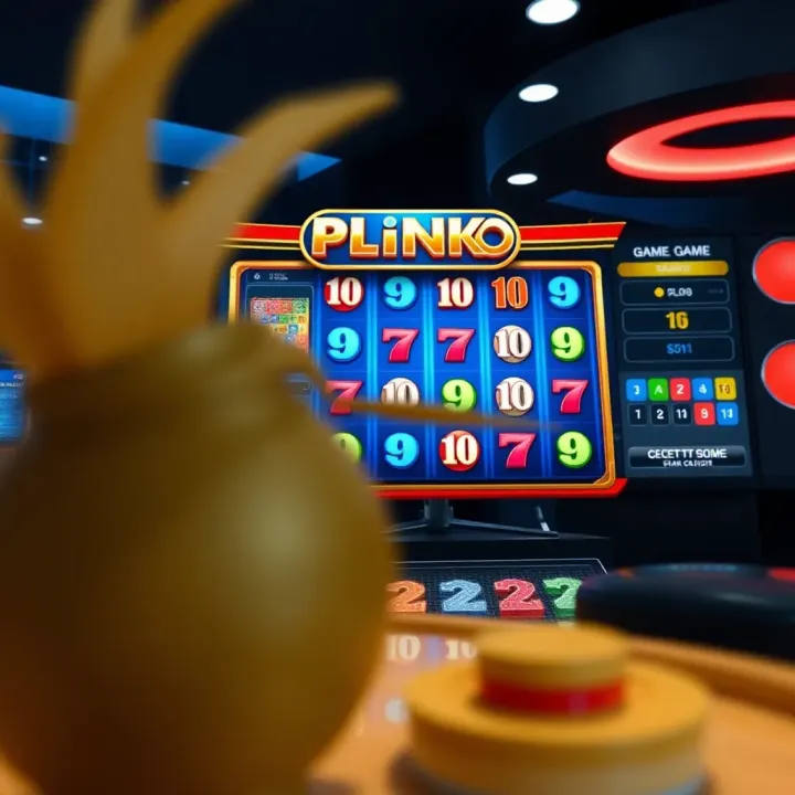 User interface showing Plinko game layout on StakeCasino platform