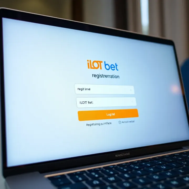 Screenshot showing the iLOT Bet registration page with user-friendly interface