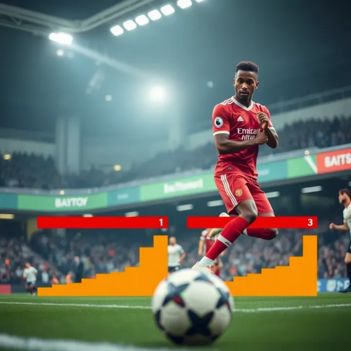 Key Players Performance Metrics and Analysis for Match Predictions A visual comparison of key players' performance metrics and statistics for football match predictions