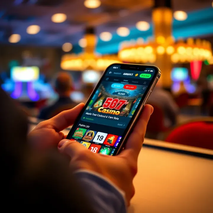 Smartphone displaying Old StakeCasino Mobile Lite interface for easy navigation