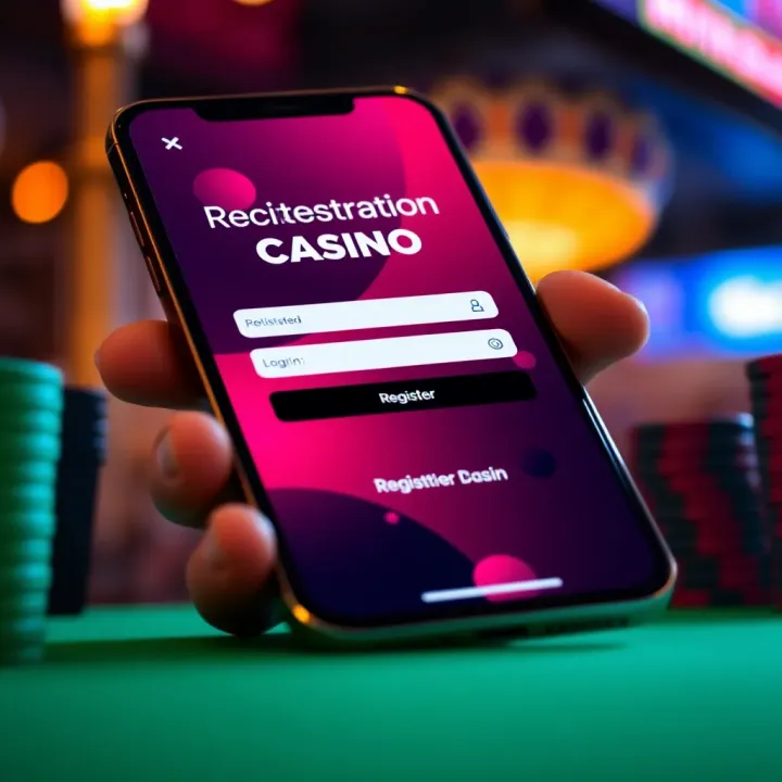 Registration Interface on StakeCasino Mobile Platform Mobile device displaying the registration screen of StakeCasino with clear input fields
