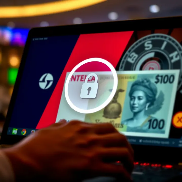 Secure online transaction with Nigerian Naira symbol and StakeCasino UK logo