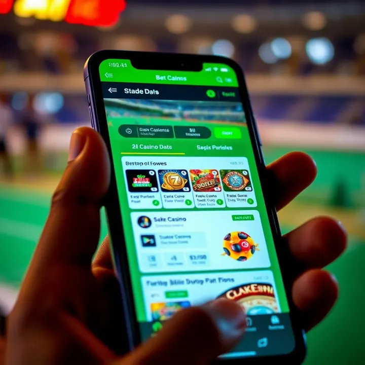 Exploring StakeCasino Bet App Features for Nigerian Users User interface showing StakeCasino Bet App features on a mobile device