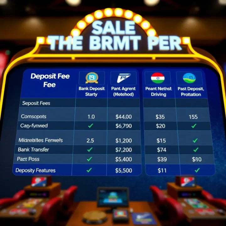 Deposit Fee Comparison and Security Features at StakeCasino Comparison chart of deposit fees and security features among different payment methods at StakeCasino