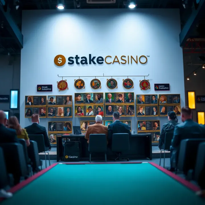 Illustration of StakeCasino's organizational structure and management team