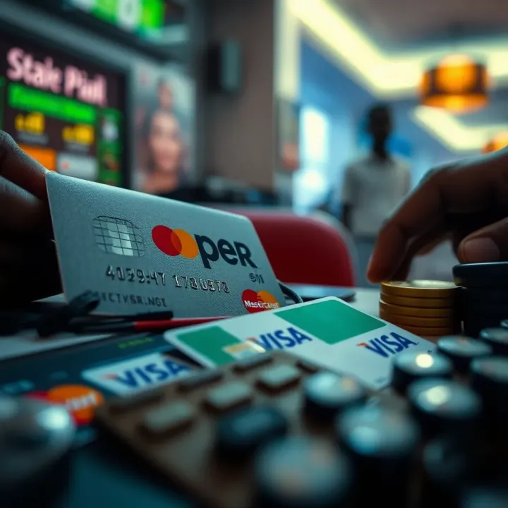 Visual representation of various payment methods accepted by StakeCasino for deposits and withdrawals in Nigeria