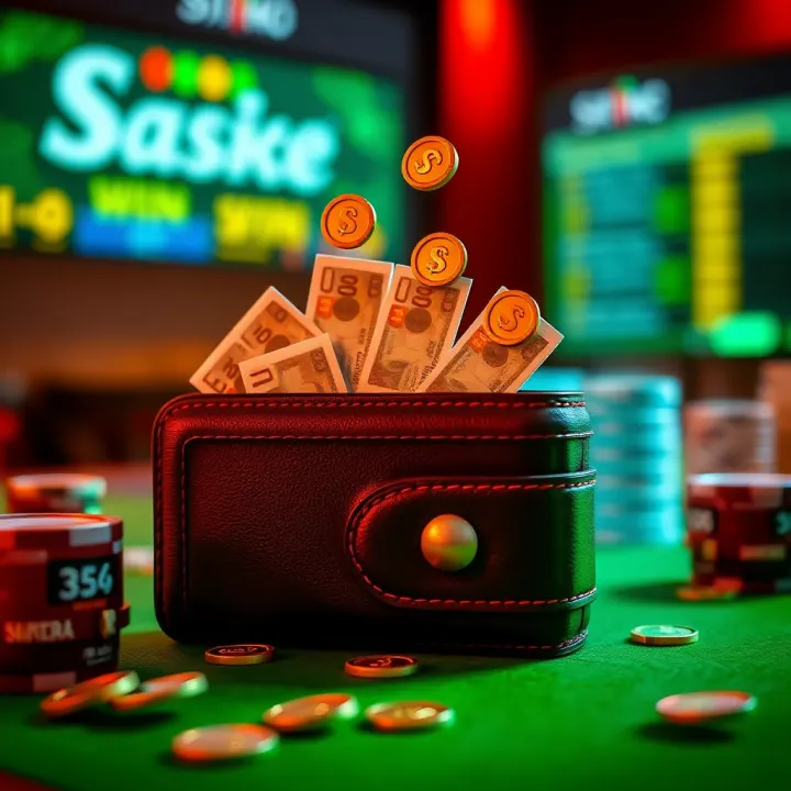 Claiming Rewards from StakeCasino Spin and Win for Nigerian Players Illustration of online casino rewards accumulating in a digital wallet with Nigerian currency symbols
