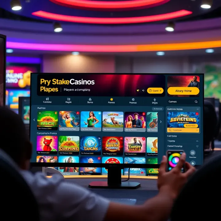Prize StakeCasino interface showing game selection and player dashboard designed for Nigerian users
