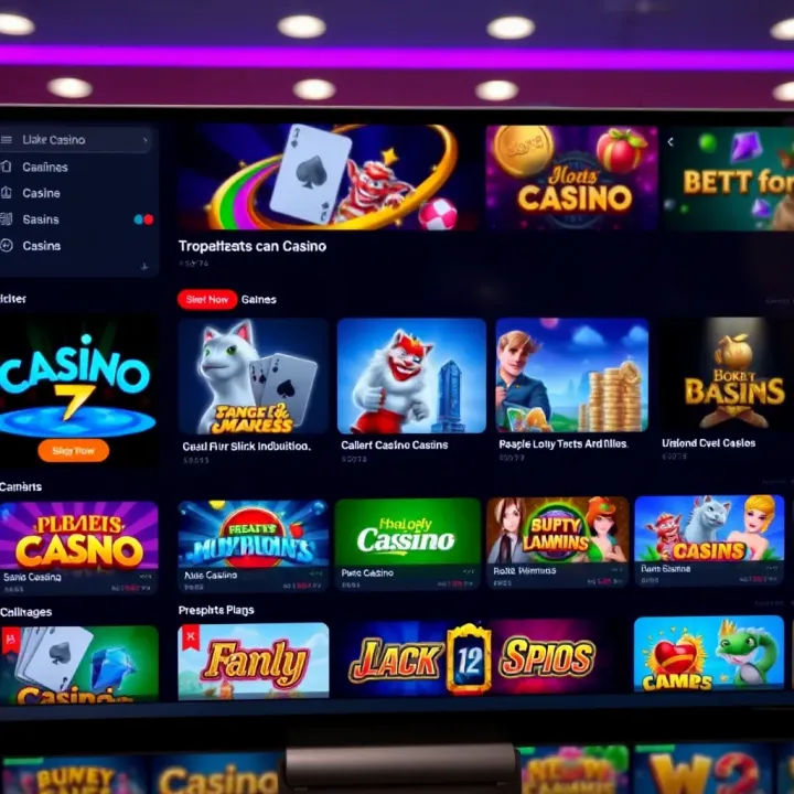 Variety of Casino Games on StakeCasino Interface showcasing various casino games available on StakeCasino platform