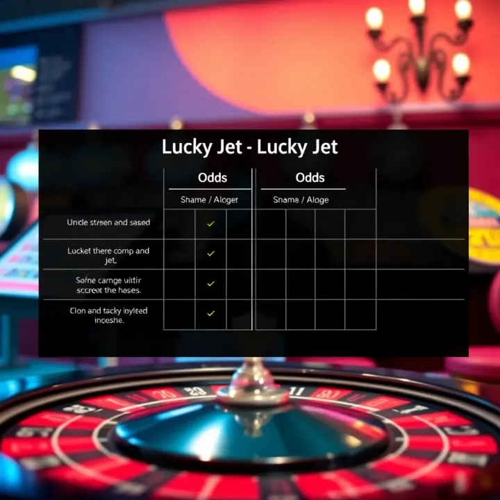 Comparison chart highlighting key features and odds of Lucky Jet versus other popular StakeCasino games