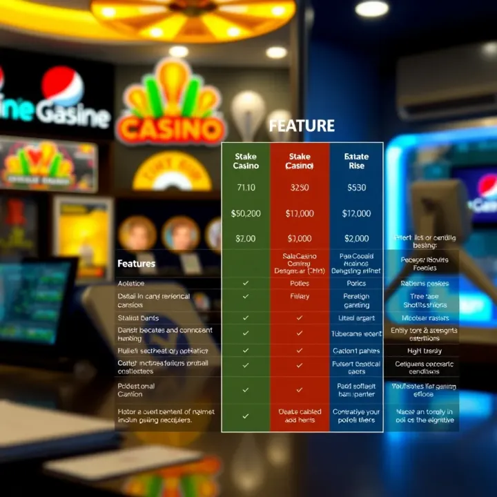 Feature Comparison Between StakeCasino and Nigerian Gambling Alternatives Comparison chart highlighting features of StakeCasino and local Nigerian gambling platforms