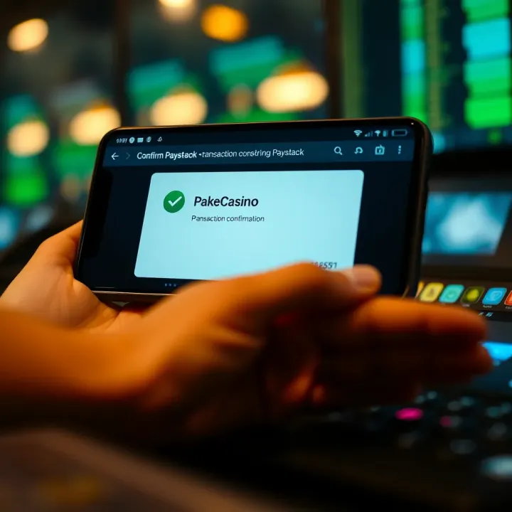 Digital wallet interface showing successful Paystack transaction confirmation